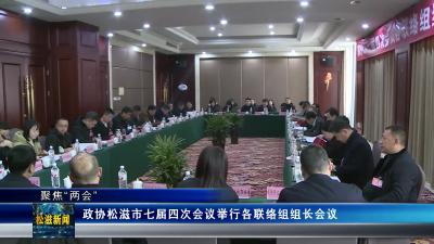【聚焦“两会”】政协松滋市七届四次会议举行各联络组组长会议（20241224）