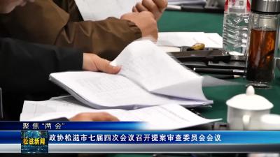 【聚焦“两会”】政协松滋市七届四次会议召开提案审查委员会会议（20241227）