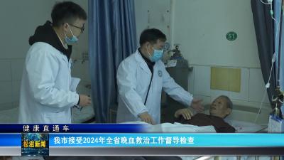 【健康直通车】我市接受2024年全省晚血救治工作督导检查（20241202）