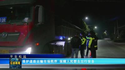 【平安松滋】维护道路运输市场秩序 保障人民群众出行安全（20250108）