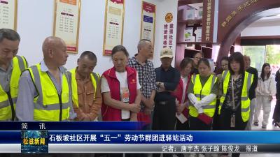 石板坡社区开展“五一”劳动节群团进驿站活动（20250429）