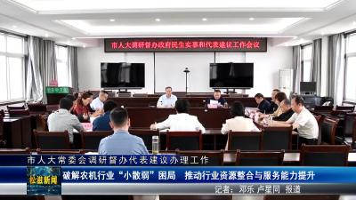 市人大常委会调研督办代表建议办理工作（20250425）