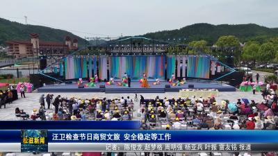 汪卫检查节日商贸文旅  安全稳定等工作（20250506）