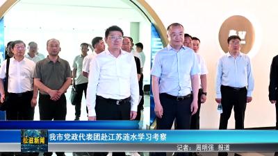 我市党政代表团赴江苏涟水学习考察（20250521）