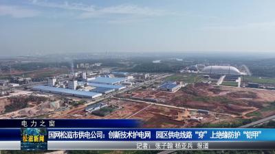 【电力之窗】国网松滋市供电公司：创新技术护电网  园区供电线路 “穿” 上绝缘防护 “铠甲”（20250610）