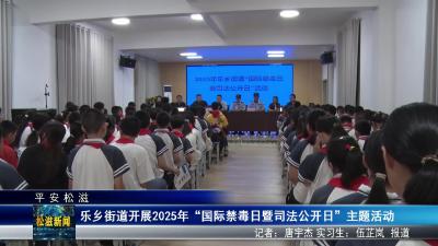 【平安松滋】乐乡街道开展2025年“国际禁毒日暨司法公开日”主题活动（20250626）