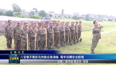 【乡镇动态】八宝镇开展防汛抢险应急演练  筑牢汛期安全防线（20250610）