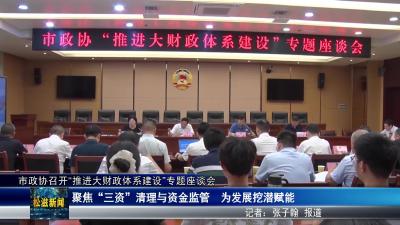 市政协召开“推进大财政体系建设”专题座谈会（20250723）