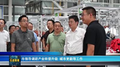 市领导调研产业转型升级  城市更新等工作（20250728）