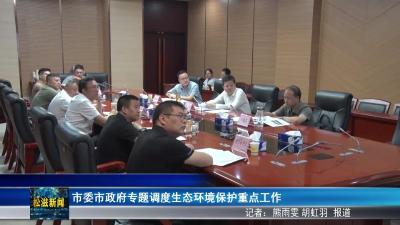 市委市政府专题调度生态环境保护重点工作（20250718）
