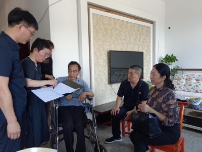 市工伤保险服务中心：暖心慰问解忧困，“工伤护航”显真情