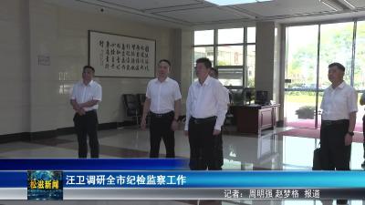 汪卫调研全市纪检监察工作（20250717）