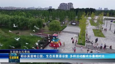 【文旅融合风景线】稻谷溪湿地公园：生态美景添凉意  多样活动酿欢乐暑期时光（20250723）
