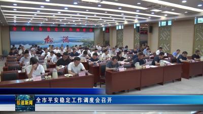 全市平安稳定工作调度会召开（20250807）