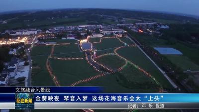 【文旅融合风景线】金葵映夜  琴音入梦  这场花海音乐会太 “上头”（20250812）