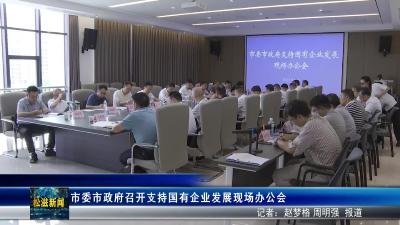 市委市政府召开支持国有企业发展现场办公会（20250815）