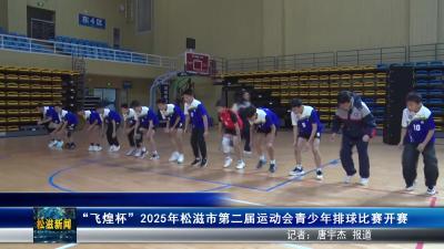 “飞煌杯”2025年松滋市第二届运动会青少年排球比赛开赛（20251023）