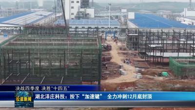 【决战四季度 决胜“十四五”】湖北泽庄科技：按下 “加速键”  全力冲刺12月底封顶（20251105）