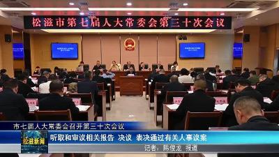 市七届人大常委会召开第三十次会议（20251031）