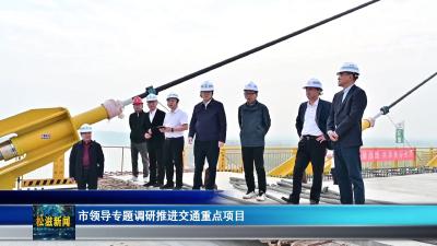 市领导专题调研推进交通重点项目（20251117）