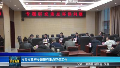 市委市政府专题研究重点环保工作（20251112）