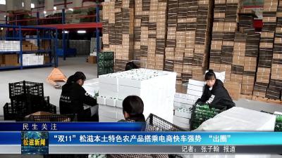【民生关注】“双11”松滋本土特色农产品搭乘电商快车强势 “出圈”（20251112）