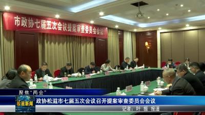 【聚焦“两会”】政协松滋市七届五次会议召开提案审查委员会会议（20251230）