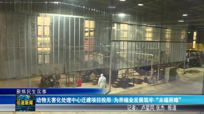 【聚焦民生实事】动物无害化处理中心迁建项目投用  为养殖业发展筑牢“末端屏障”（20251211）