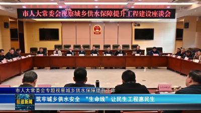 市人大常委会专题视察城乡供水保障提升工作（20251204）