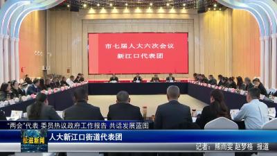 “两会”代表 委员热议政府工作报告 共话发展蓝图  人大新江口街道代表团（20251229）