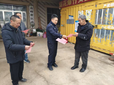 宣传+严查 街河市派出所打出禁鞭“组合拳”