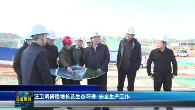 汪卫调研稳增长及生态环保  安全生产工作（20260108）