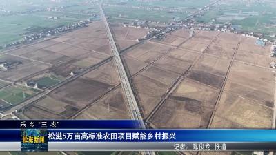 【乐乡“三农”】松滋5万亩高标准农田项目赋能乡村振兴（20260114）