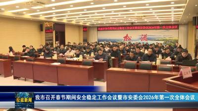 我市召开春节期间安全稳定工作会议暨市安委会2026年第一次全体会议（20260210）