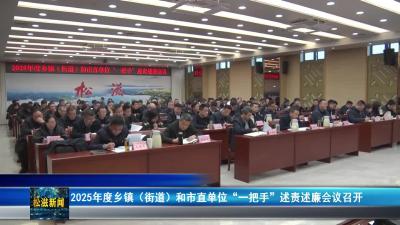 2025年度乡镇（街道）和市直单位“一把手”述责述廉会议召开（20260205）