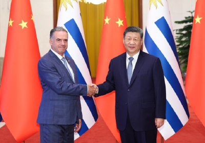 习近平同乌拉圭总统奥尔西举行会谈