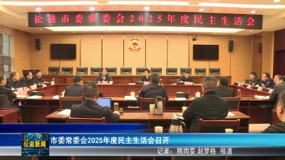 市委常委会2025年度民主生活会召开（20260212）