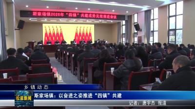 【乡镇动态】斯家场镇：以奋进之姿推进“四镇”共建（20260311）