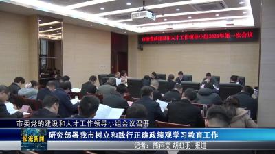 市委党的建设和人才工作领导小组会议召开（20260303）
