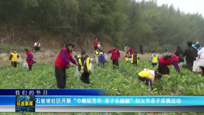 【我们的节日】石板坡社区开展“巾帼绽芳华  亲子乐融融”妇女节亲子采摘活动（20260309）