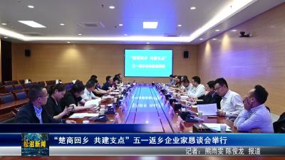 “楚商回乡 共建支点”五一返乡企业家恳谈会举行（20260506）