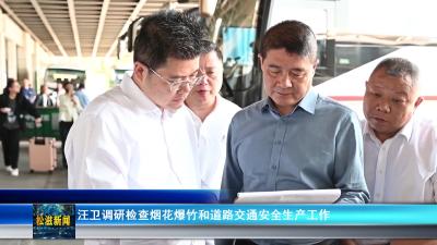 汪卫调研检查烟花爆竹和道路交通安全生产工作（20260506）