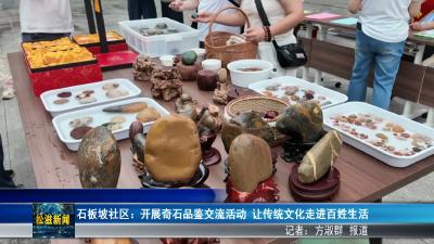 石板坡社区：开展奇石品鉴交流活动  让传统文化走进百姓生活（20260616）