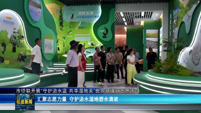 市侨联开展“守护洈水蓝 共享湿地美”世界环境日志愿活动（20260608）