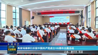 【乡镇动态】斯家场镇举行庆祝中国共产党成立105周年主题活动（20260630）