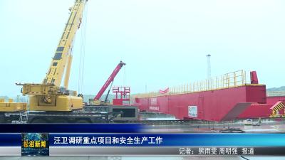 汪卫调研重点项目和安全生产工作（20260622）