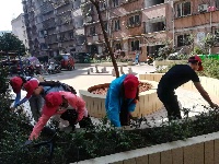 创文无节假日 西塞山区忙“起劲”