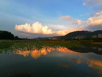 昨日，黄石红霞满天，霸屏朋友圈