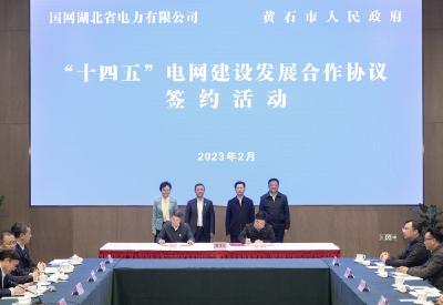 黄石市与国网湖北电力公司签订战略合作框架协议