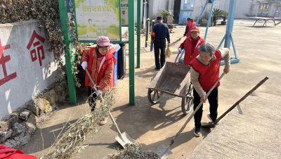 汪仁镇黄荆头村开展“干干净净过新年”活动，喜迎新春佳节